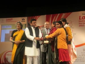 In 2013, Khabar Lahariya was awarded the Laadli Media Award for Gender Sensitive Reporting