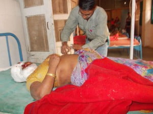 जिला अस्पताल में कमला